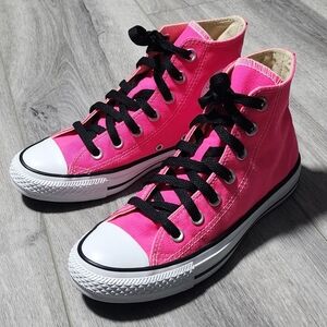 Converse Chuck Taylor All Star High Top Pink Sneakers Shoes Womens Size 6.5